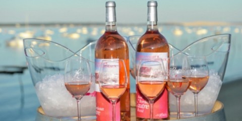 Bouteille vin rosé